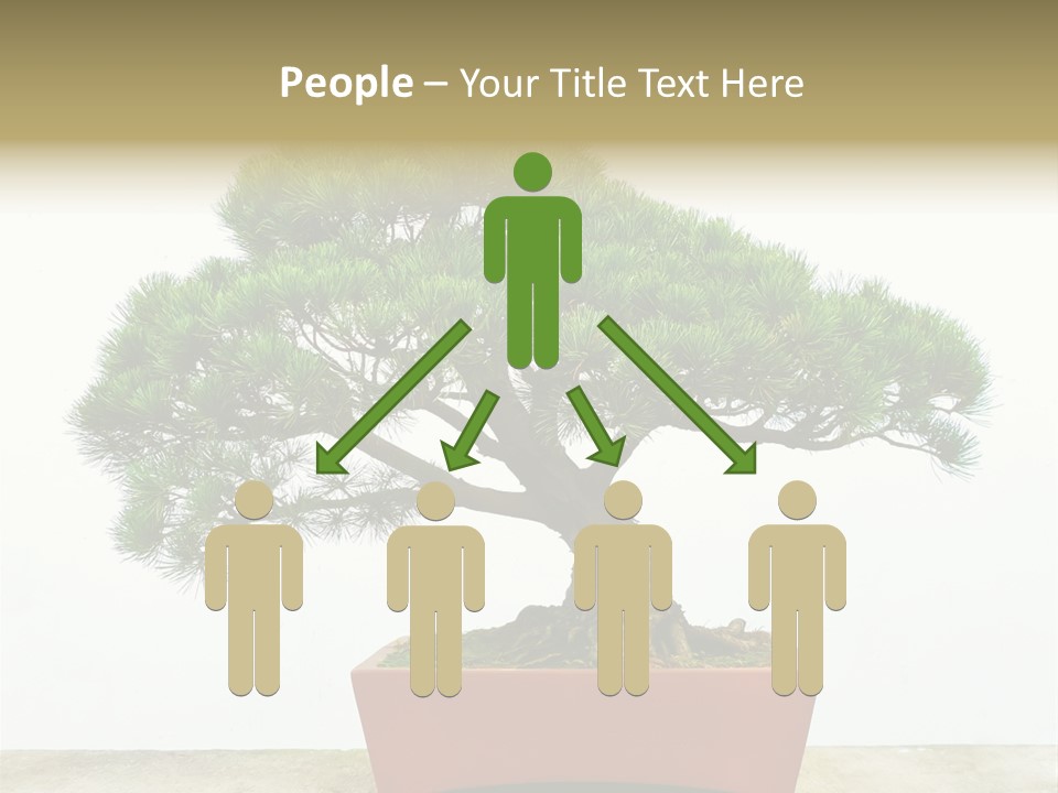 Asia Mini Leaf PowerPoint Template