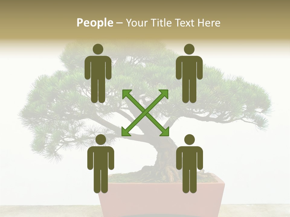 Asia Mini Leaf PowerPoint Template