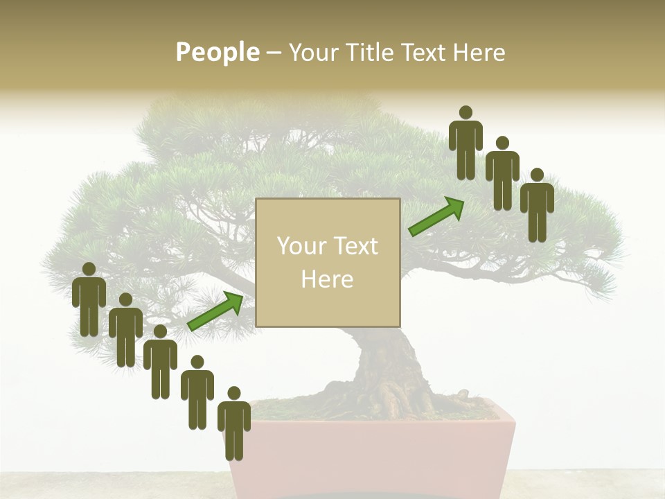 Asia Mini Leaf PowerPoint Template