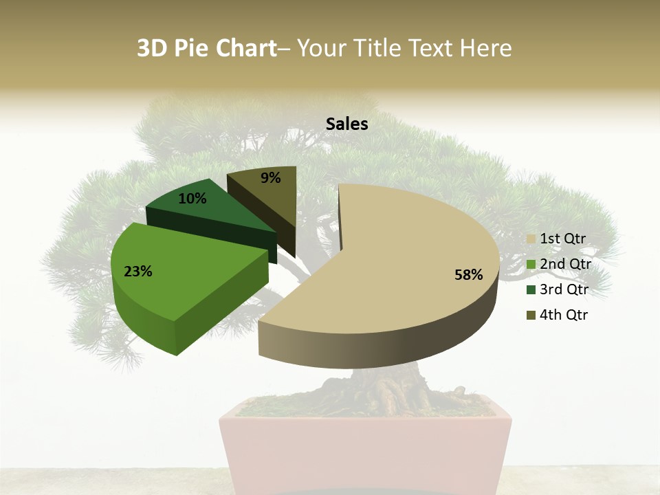 Asia Mini Leaf PowerPoint Template