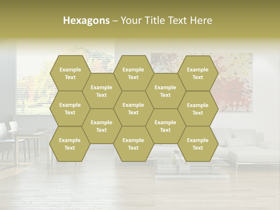 Home Staircase Pillow PowerPoint Template