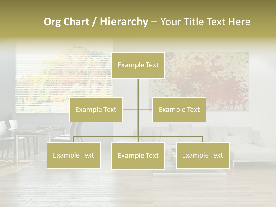 Home Staircase Pillow PowerPoint Template