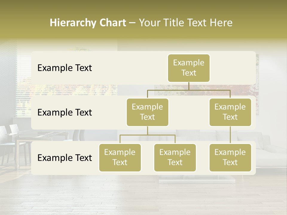 Home Staircase Pillow PowerPoint Template