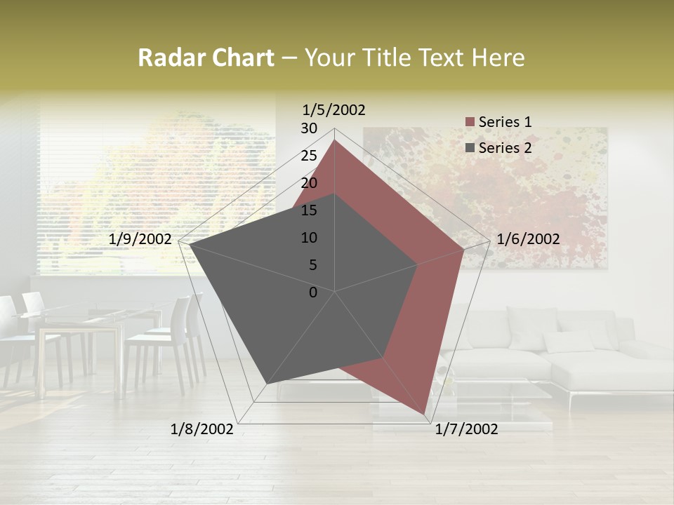 Home Staircase Pillow PowerPoint Template