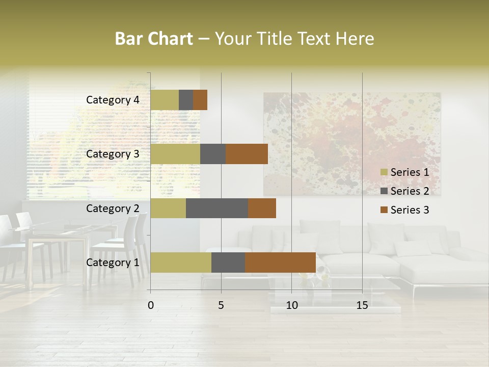 Home Staircase Pillow PowerPoint Template