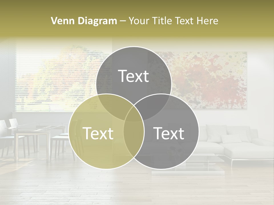 Home Staircase Pillow PowerPoint Template