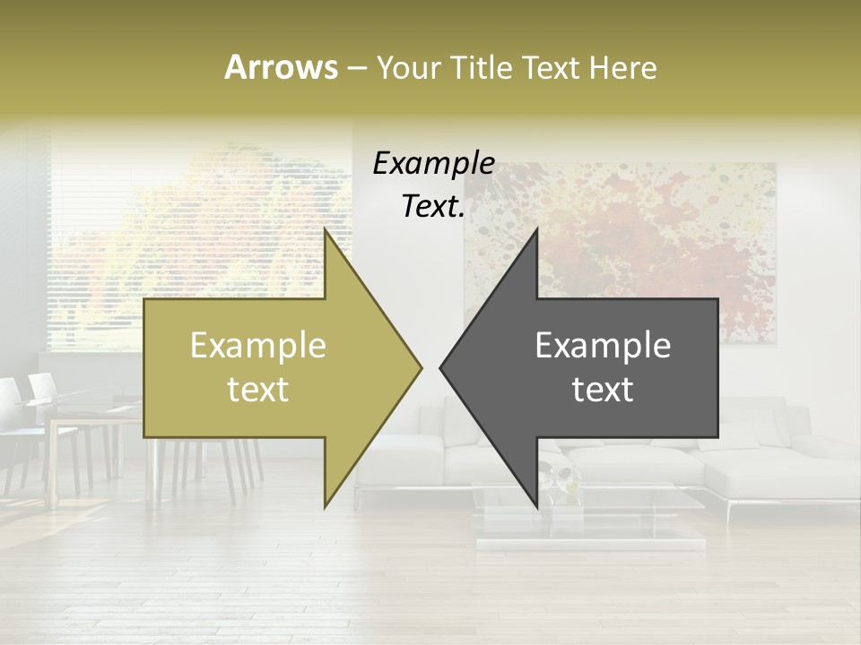 Home Staircase Pillow PowerPoint Template