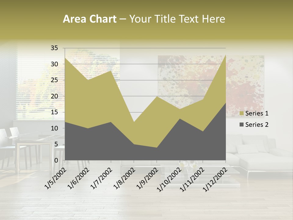 Home Staircase Pillow PowerPoint Template