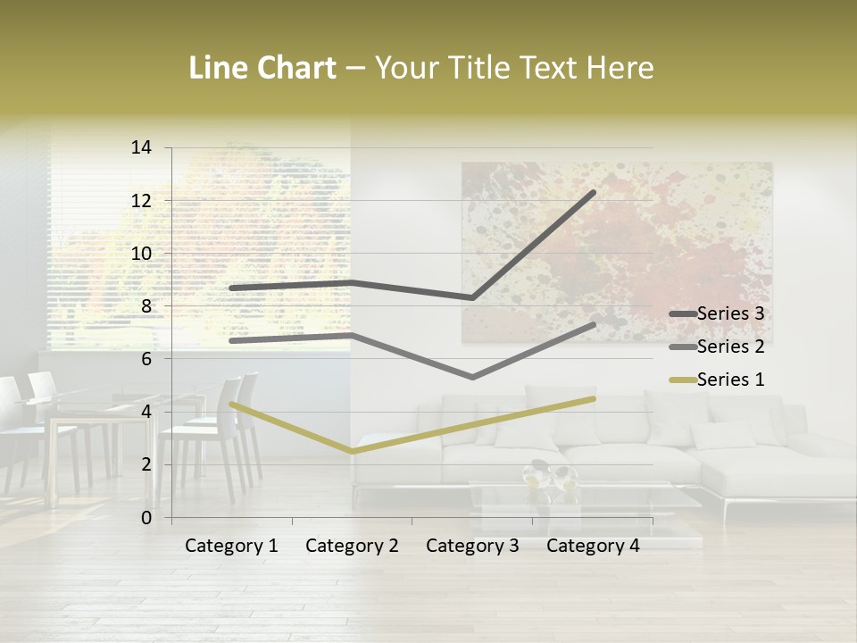 Home Staircase Pillow PowerPoint Template