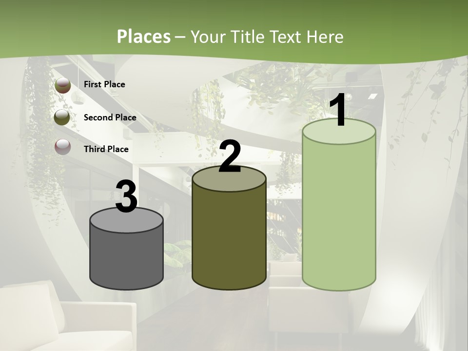 Apartment Sitzgruppe Sitzecke PowerPoint Template