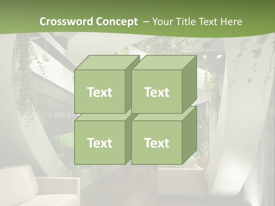 Apartment Sitzgruppe Sitzecke PowerPoint Template