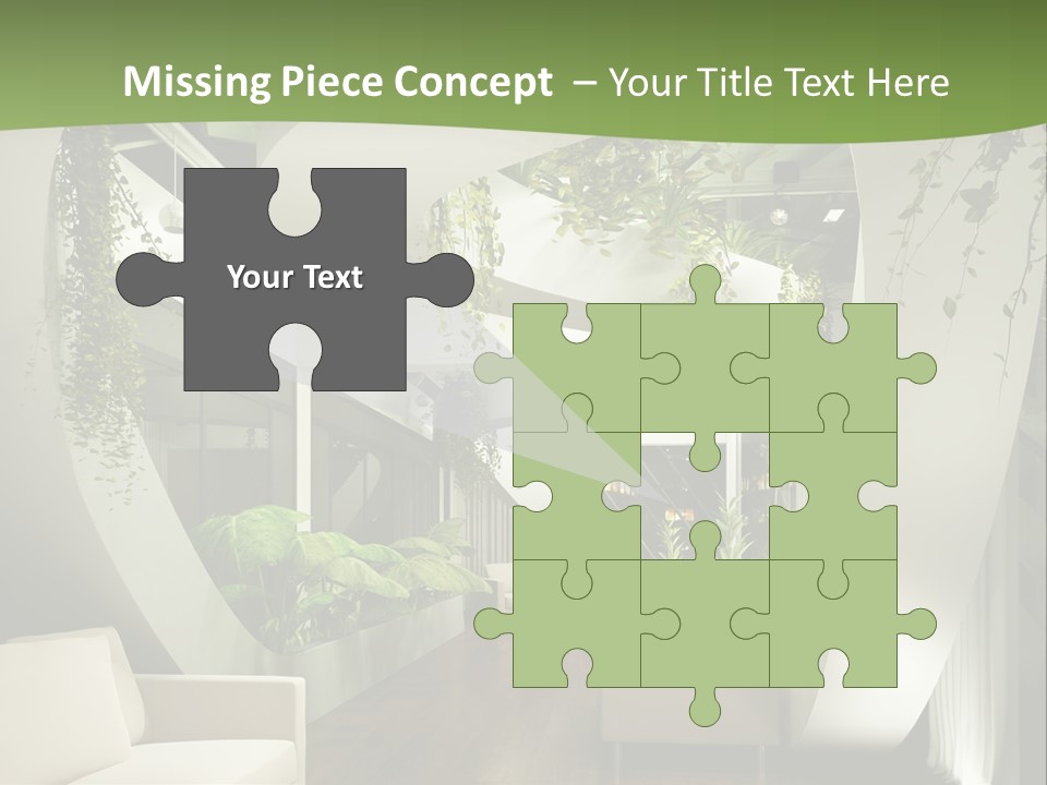 Apartment Sitzgruppe Sitzecke PowerPoint Template