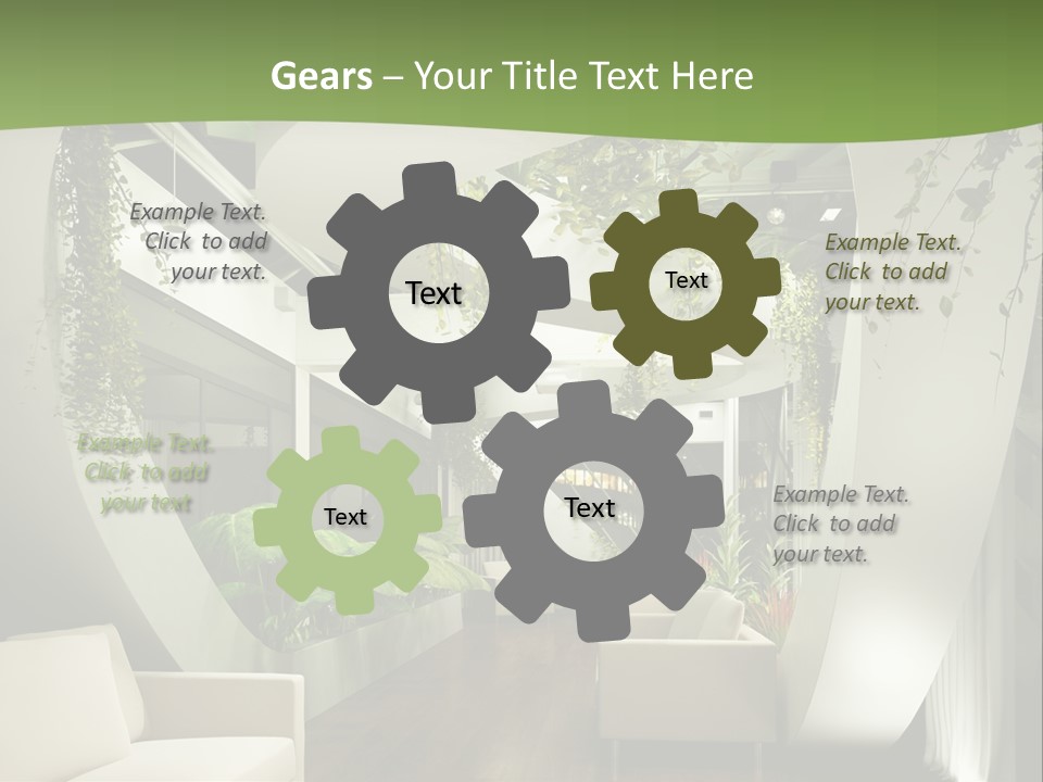 Apartment Sitzgruppe Sitzecke PowerPoint Template