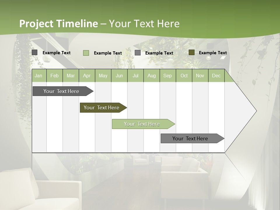Apartment Sitzgruppe Sitzecke PowerPoint Template