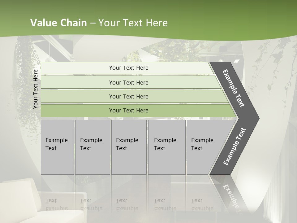 Apartment Sitzgruppe Sitzecke PowerPoint Template
