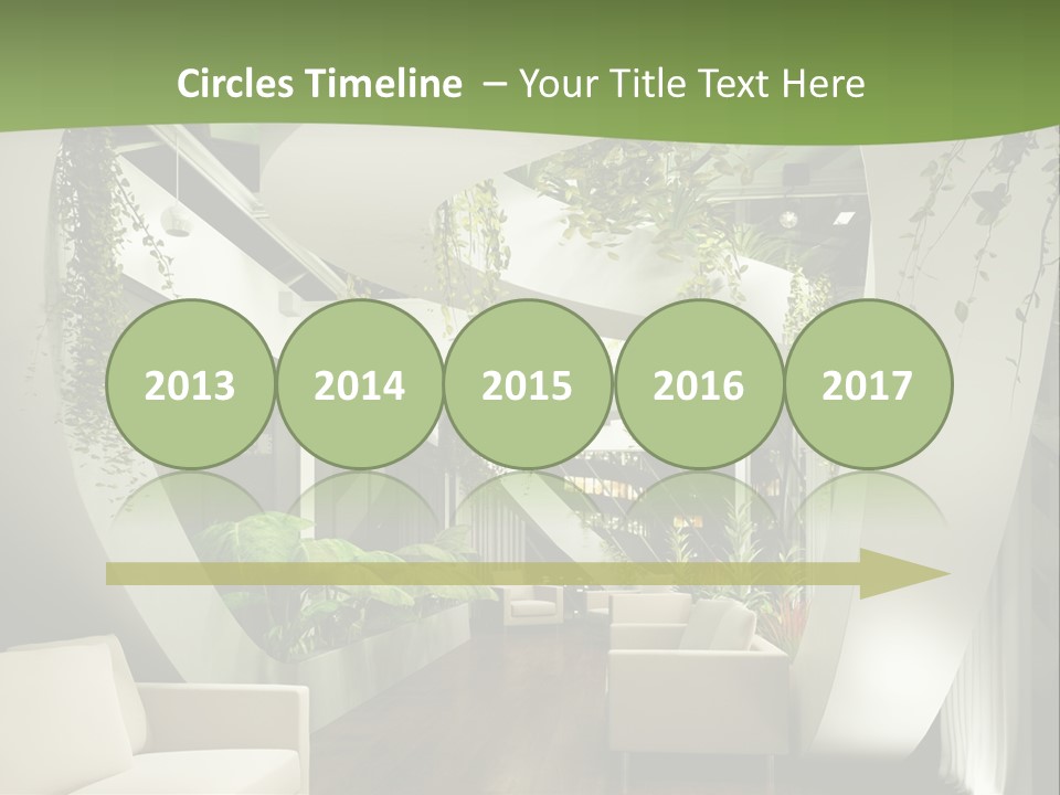 Apartment Sitzgruppe Sitzecke PowerPoint Template