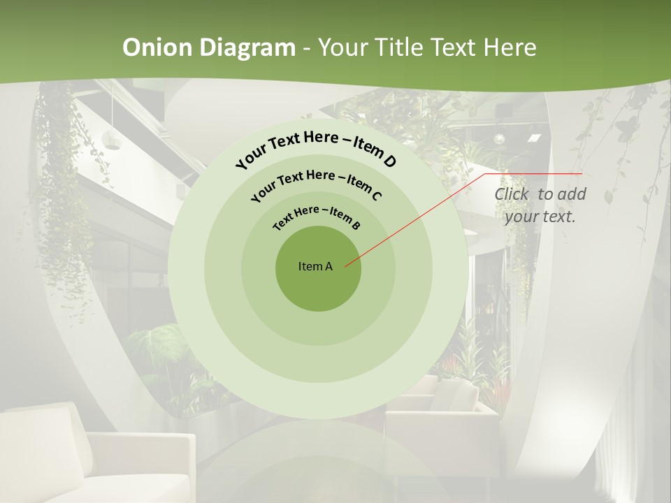 Apartment Sitzgruppe Sitzecke PowerPoint Template