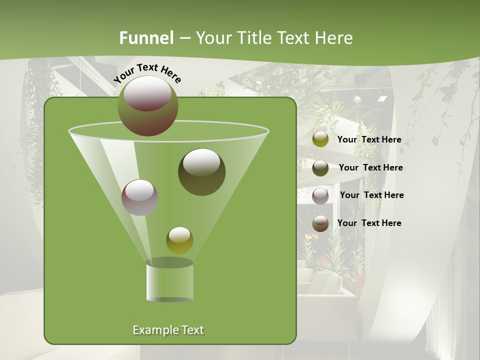 Apartment Sitzgruppe Sitzecke PowerPoint Template