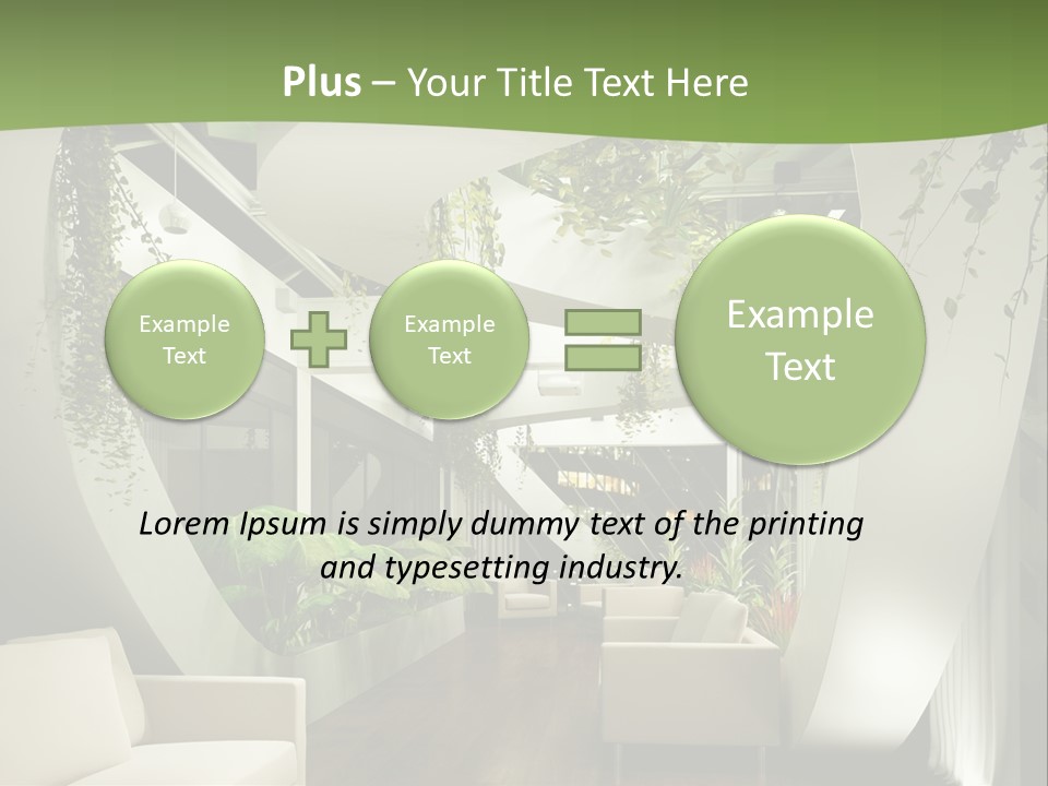 Apartment Sitzgruppe Sitzecke PowerPoint Template