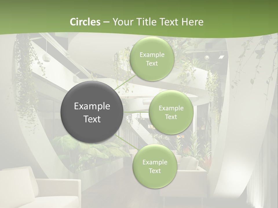 Apartment Sitzgruppe Sitzecke PowerPoint Template