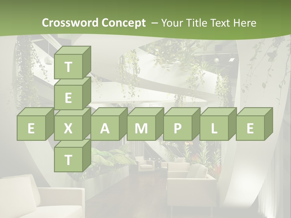 Apartment Sitzgruppe Sitzecke PowerPoint Template