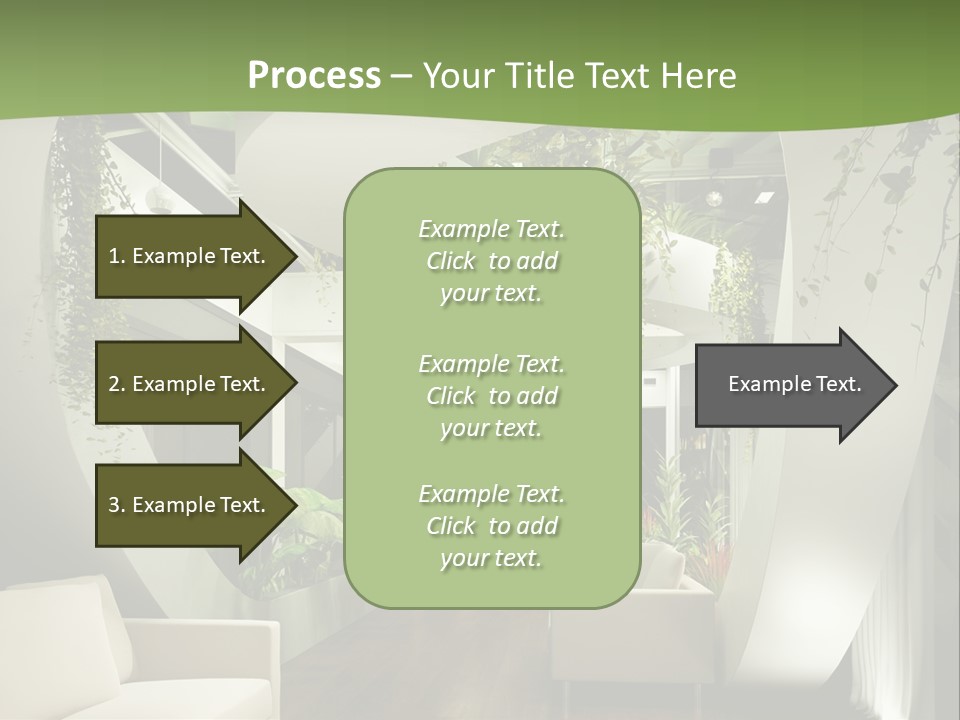 Apartment Sitzgruppe Sitzecke PowerPoint Template
