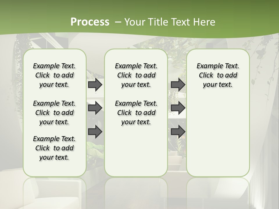 Apartment Sitzgruppe Sitzecke PowerPoint Template