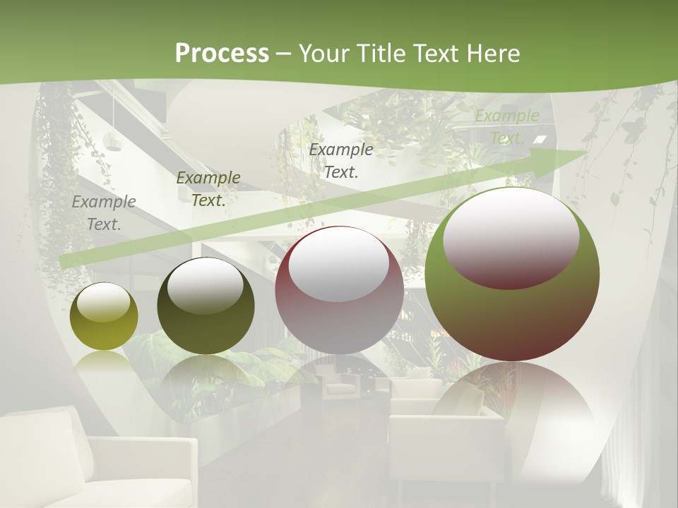 Apartment Sitzgruppe Sitzecke PowerPoint Template