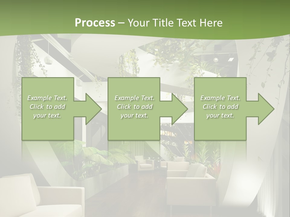 Apartment Sitzgruppe Sitzecke PowerPoint Template
