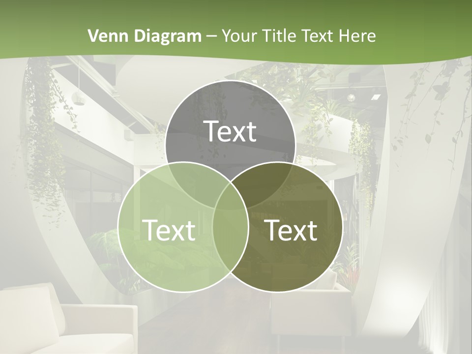 Apartment Sitzgruppe Sitzecke PowerPoint Template