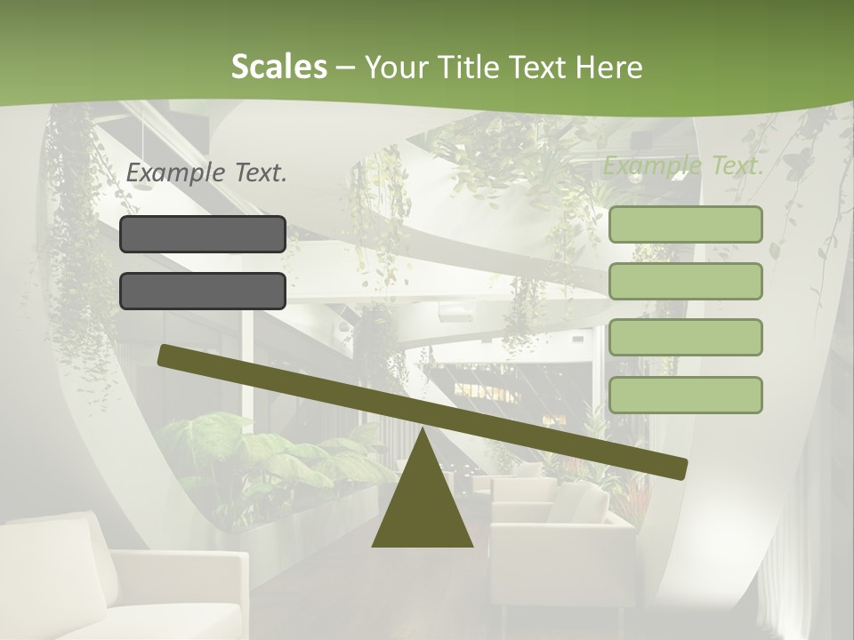 Apartment Sitzgruppe Sitzecke PowerPoint Template