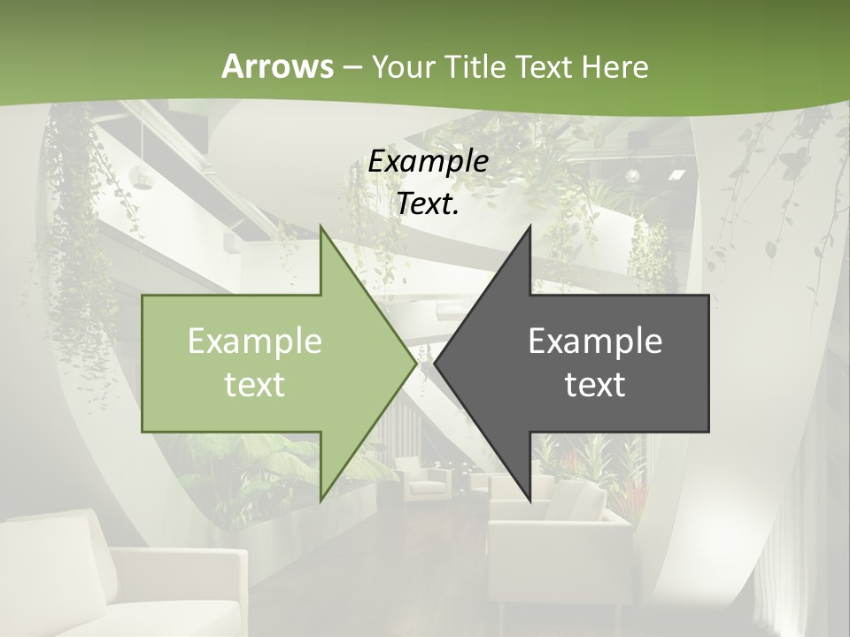Apartment Sitzgruppe Sitzecke PowerPoint Template