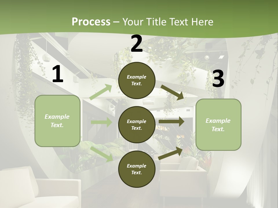 Apartment Sitzgruppe Sitzecke PowerPoint Template
