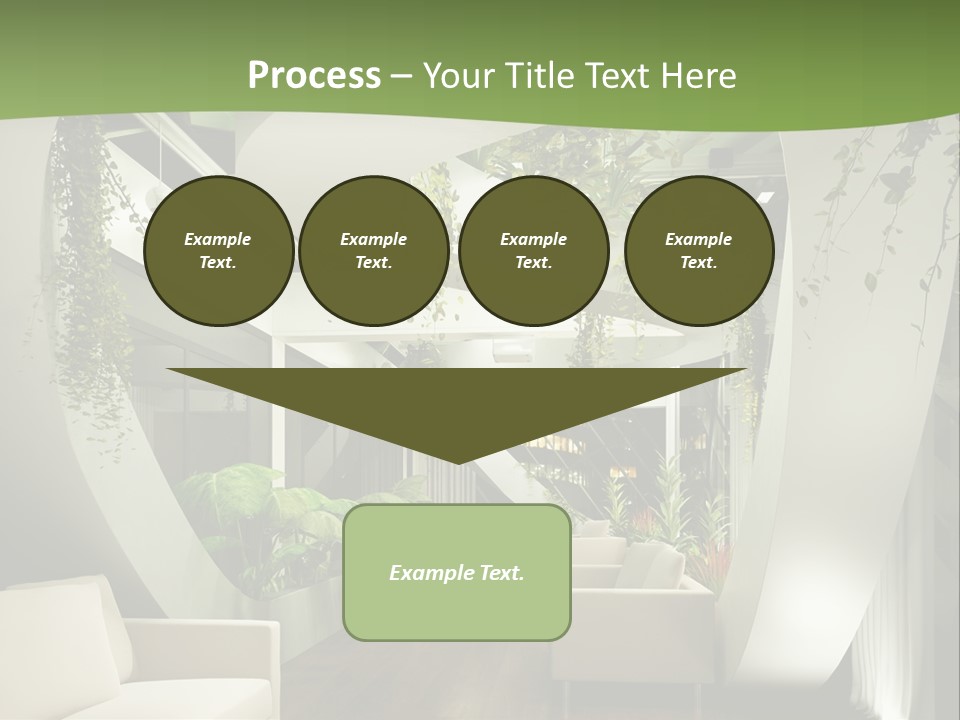 Apartment Sitzgruppe Sitzecke PowerPoint Template