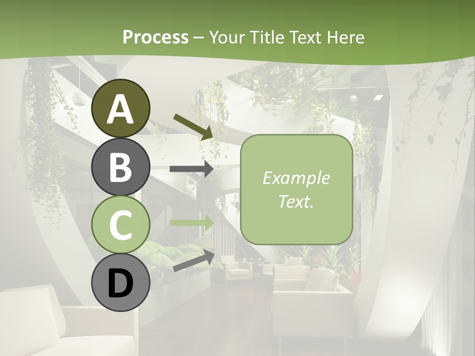Apartment Sitzgruppe Sitzecke PowerPoint Template