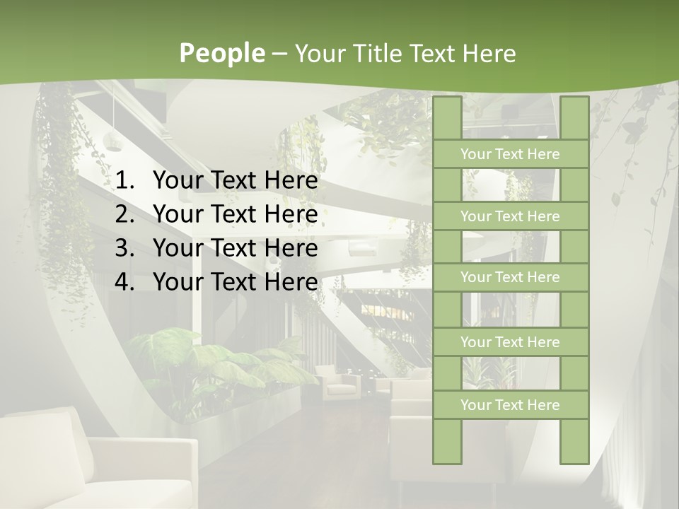 Apartment Sitzgruppe Sitzecke PowerPoint Template