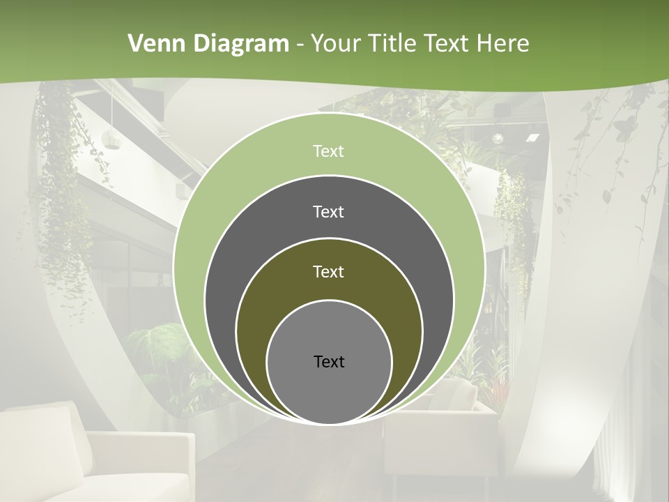 Apartment Sitzgruppe Sitzecke PowerPoint Template