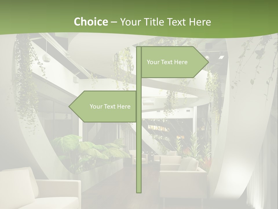 Apartment Sitzgruppe Sitzecke PowerPoint Template