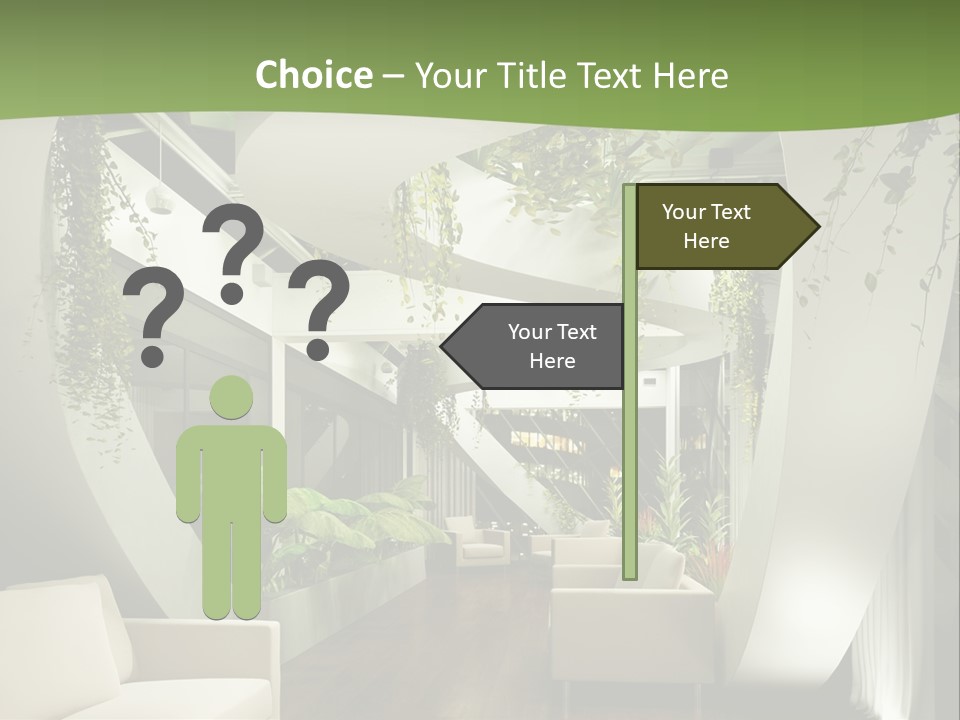 Apartment Sitzgruppe Sitzecke PowerPoint Template