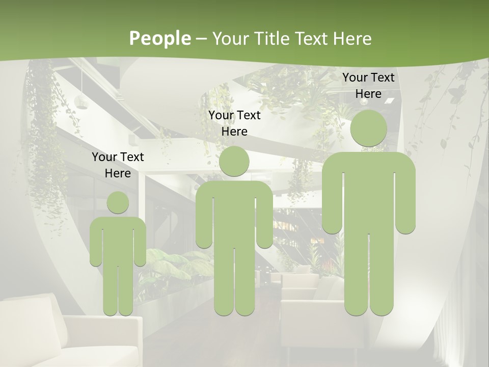 Apartment Sitzgruppe Sitzecke PowerPoint Template