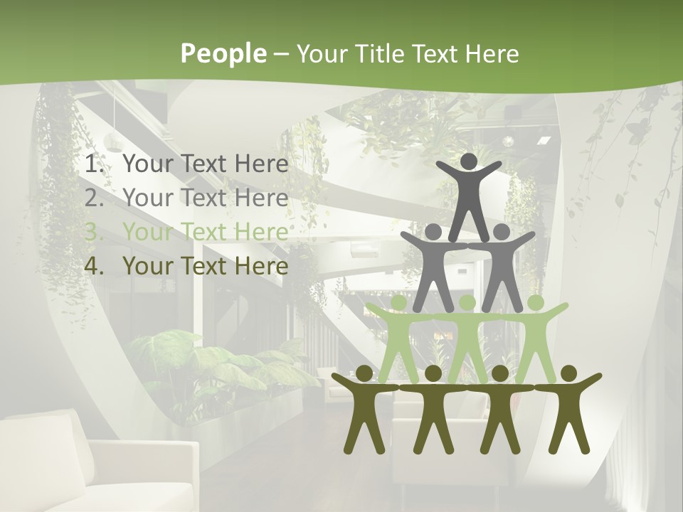 Apartment Sitzgruppe Sitzecke PowerPoint Template