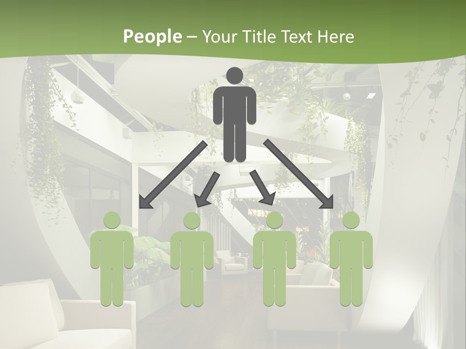 Apartment Sitzgruppe Sitzecke PowerPoint Template