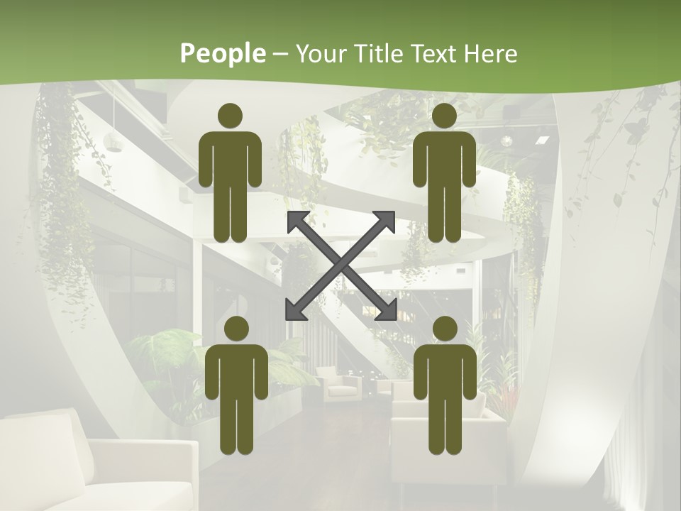 Apartment Sitzgruppe Sitzecke PowerPoint Template