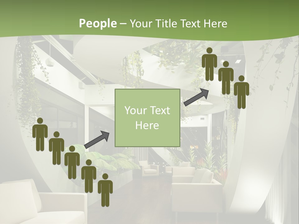 Apartment Sitzgruppe Sitzecke PowerPoint Template