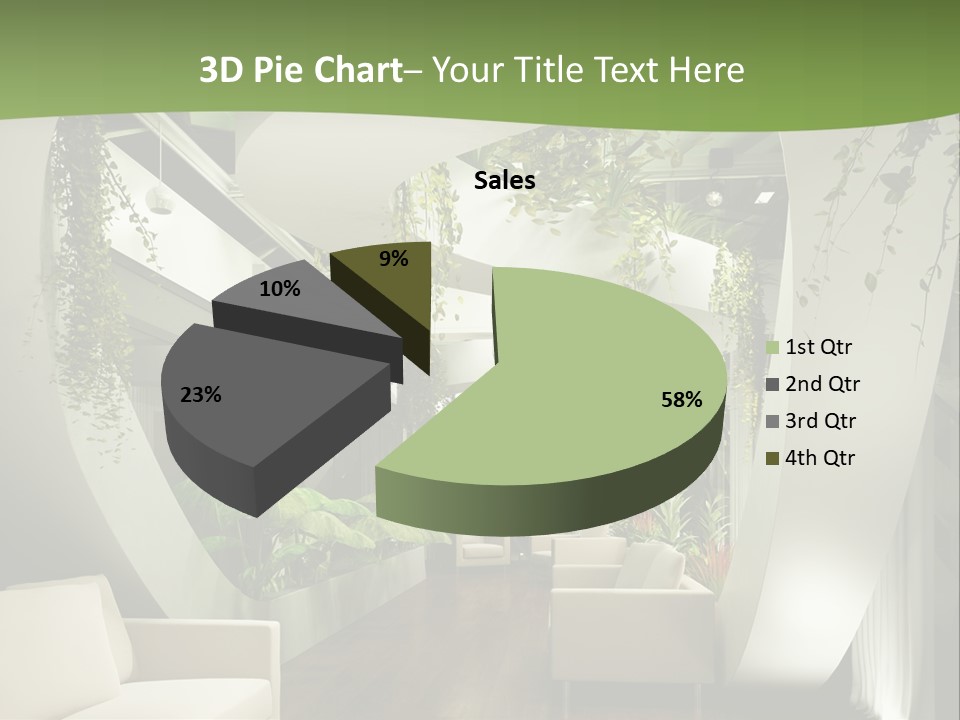 Apartment Sitzgruppe Sitzecke PowerPoint Template