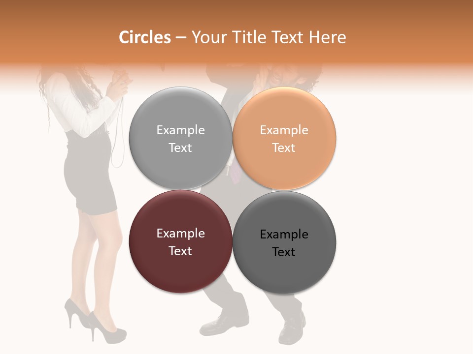 Yell Terrified Female PowerPoint Template