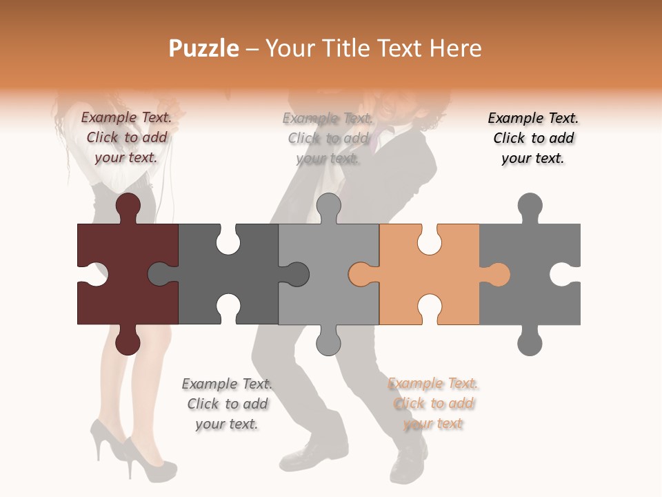 Yell Terrified Female PowerPoint Template