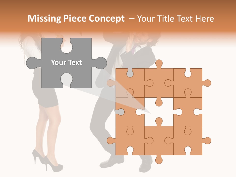 Yell Terrified Female PowerPoint Template