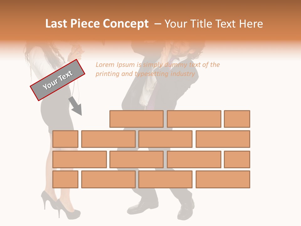 Yell Terrified Female PowerPoint Template