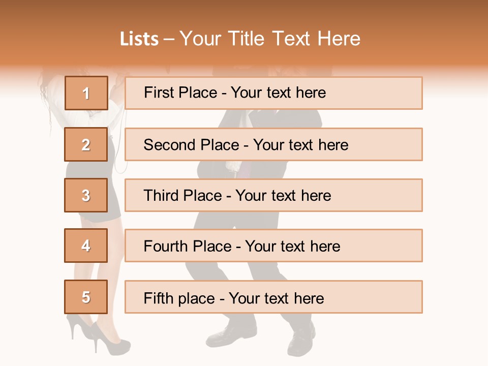 Yell Terrified Female PowerPoint Template